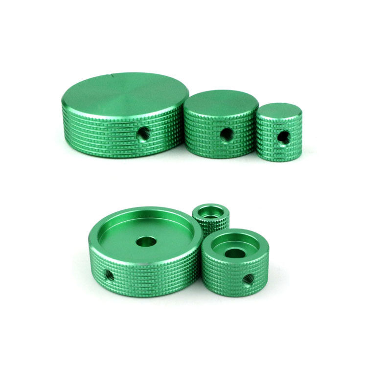 Aanpassing van roestvrij staal Messing Volume Knob Aluminium Knurled Potentiometer Knob Voor elektronisch onderdeel