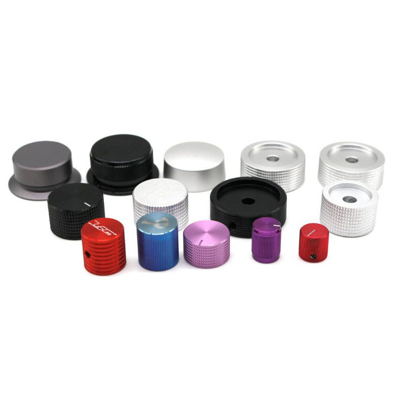 Aanpassing van roestvrij staal Messing Volume Knob Aluminium Knurled Potentiometer Knob Voor elektronisch onderdeel