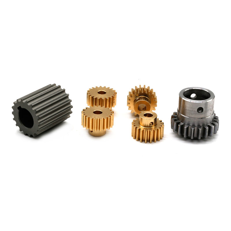 OEM Precision CNC Bewerking Draaiende onderdelen Gear Roestvrij staal Aluminium Messing Bevel Pinion bewerking