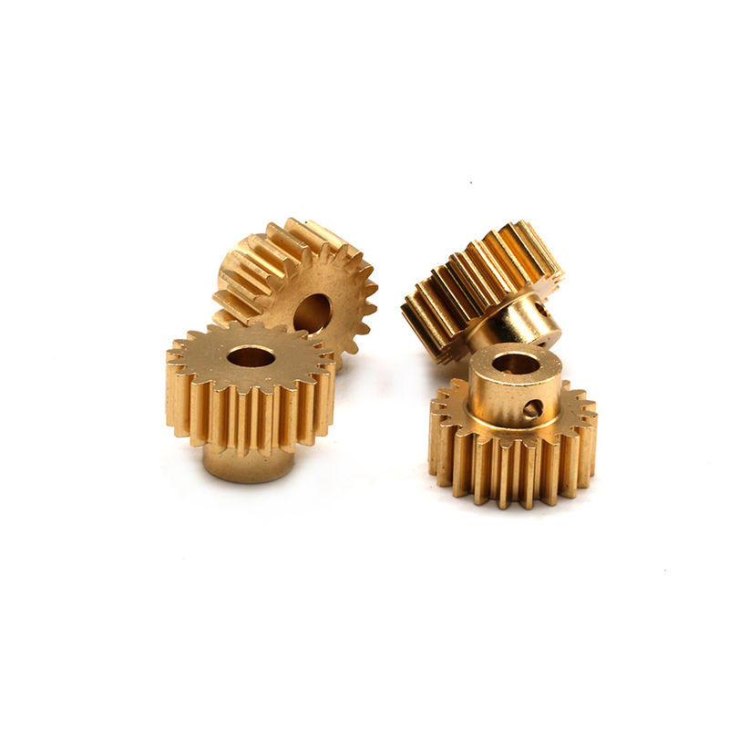 OEM Precision CNC Bewerking Draaiende onderdelen Gear Roestvrij staal Aluminium Messing Bevel Pinion bewerking