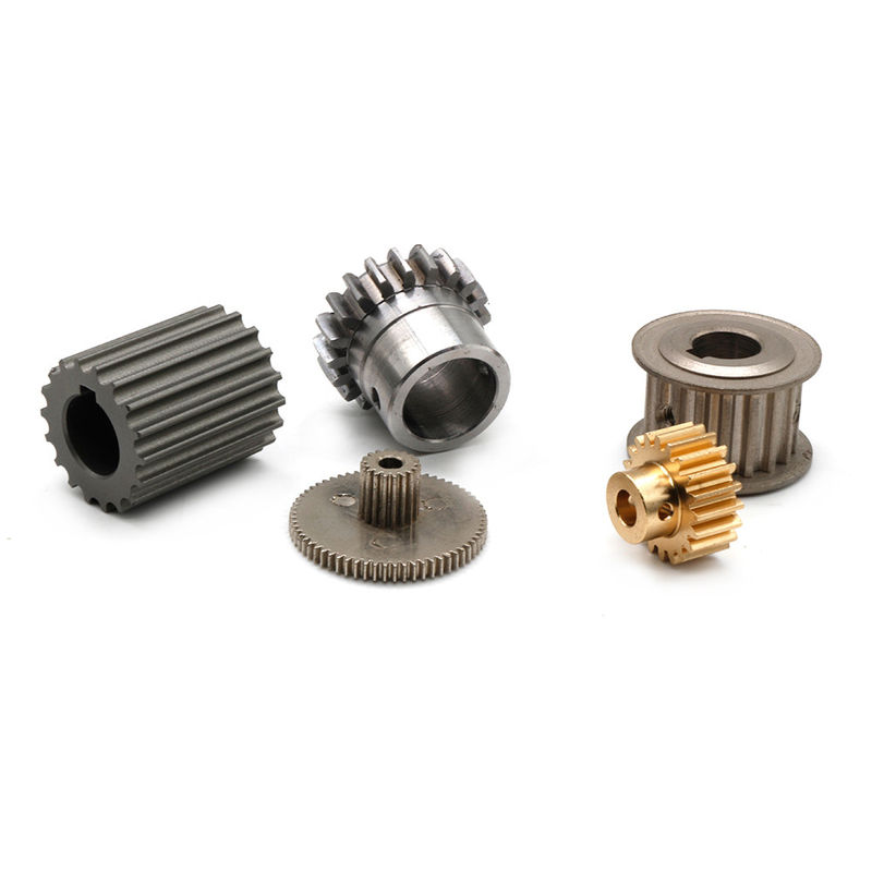 OEM Precision CNC Bewerking Draaiende onderdelen Gear Roestvrij staal Aluminium Messing Bevel Pinion bewerking
