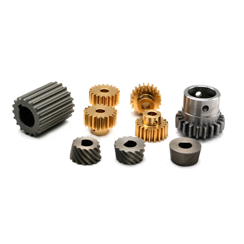 OEM Precision CNC Bewerking Draaiende onderdelen Gear Roestvrij staal Aluminium Messing Bevel Pinion bewerking