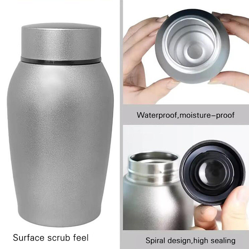 Custom Aluminium CNC Bewerking onderdeel Memorial Jar Cat Dog begrafenisbenodigdheden verzegeld roestvrij staal huisdier urn